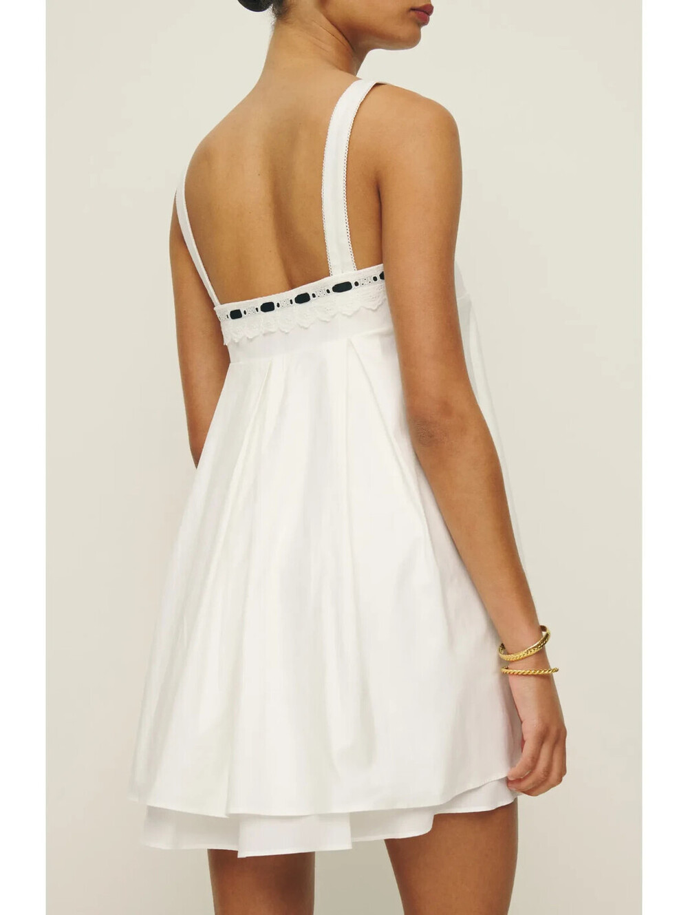 NEW Reformation Shai Sleeveless Minidress in White Sz 12 #MD2327 - Picture 3 of 10